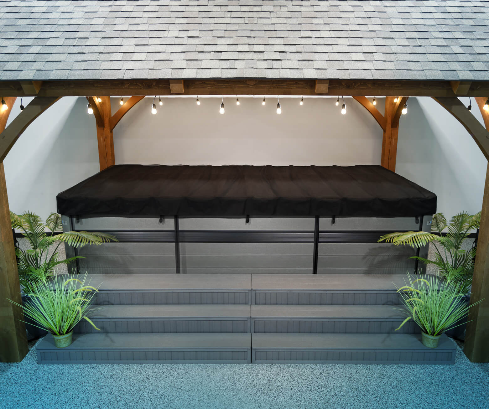 Swim Spa Cover for a Master Spas Swim Spa