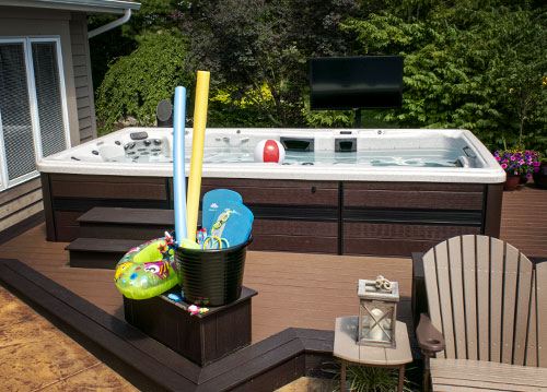 Swim spa is a great alternative to a pool