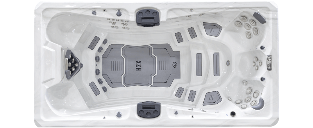 H2X Swim Spa Challenger 15 D with Temp+ Control