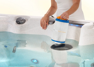 how to care for your swim spa water