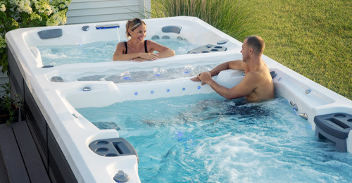 An H2X swim spa is your relaxation station