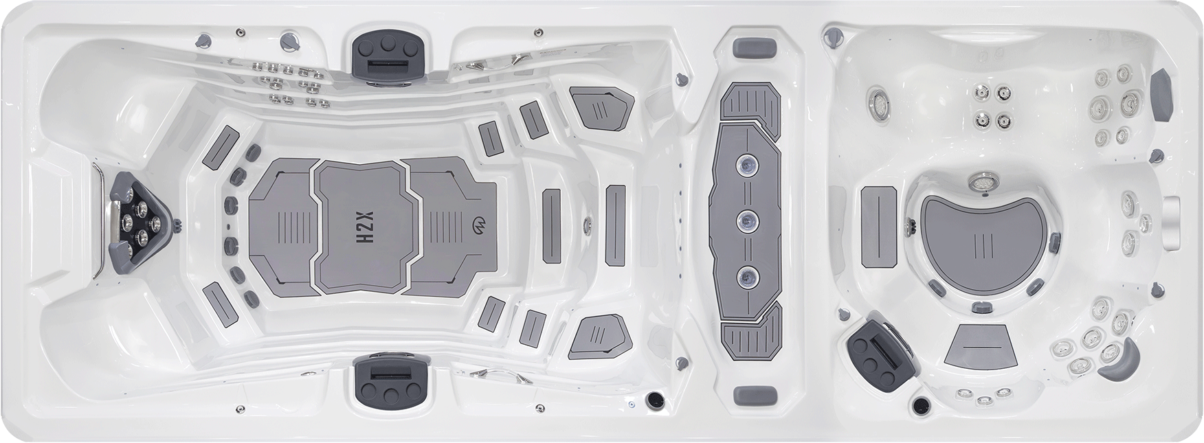 H2X Swim Spa Challenger 21 D